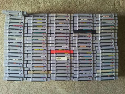 Image result for Stack of Super Nintendo Games