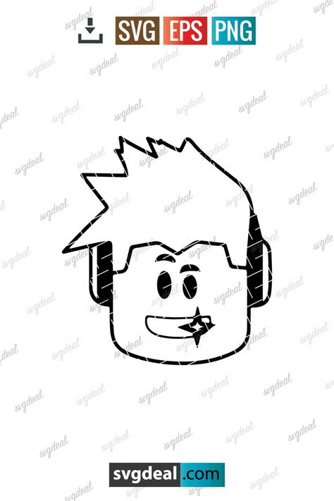 SVG of Man Face Roblox に対する画像結果