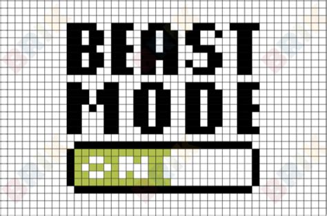 Image result for Beast Mode Roblox Pixel Art