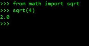 Image result for How to Give Square Root in Python