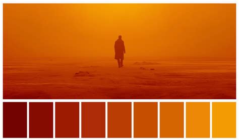 Toradh íomhá ar Blade Runner 2049 Color Palette