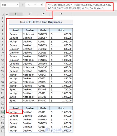Toradh íomhá ar How to Search for Multiple Rows in Excel