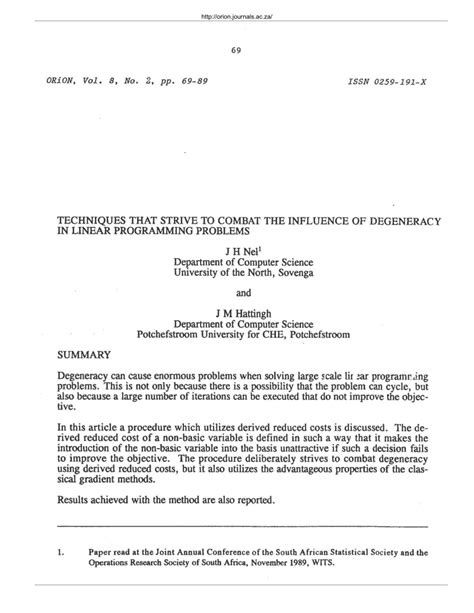 Degeneracy Linear Programming に対する画像結果