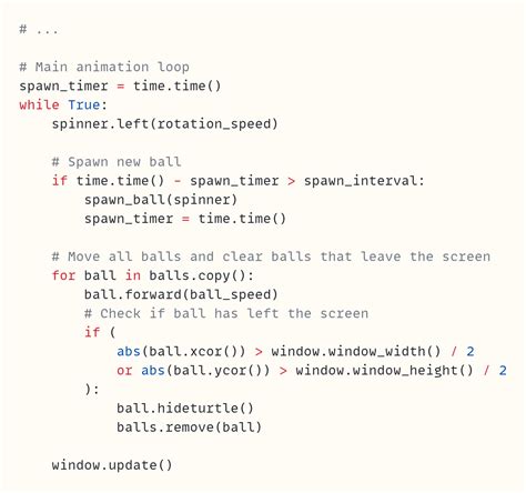 Python Turtle Uniform Linear Motion に対する画像結果