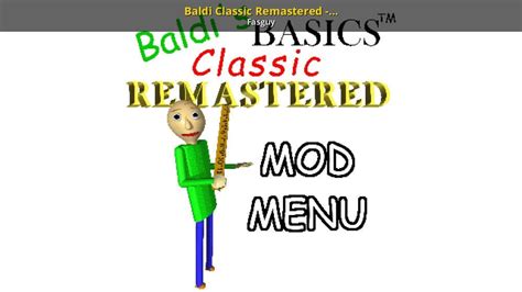 Image result for Baldi Mod Menu 10000