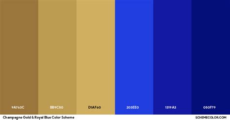 Toradh íomhá ar Royal Blue Color Schemes