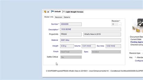 Image result for SolidWorks 2019 PDM Explorer Layout