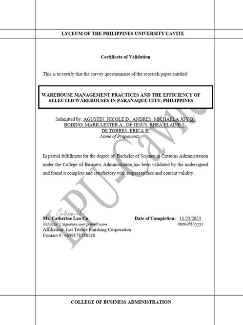 Image result for Validation Certificate Template