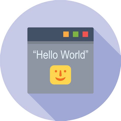 Image result for Hello World Icon