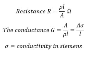Image result for Electrical Resistance and Conductance