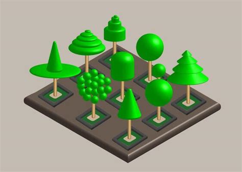Image result for 3D Tree Vector