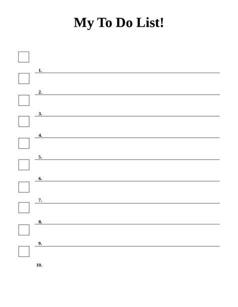 Toradh íomhá ar To Do List Form PDF