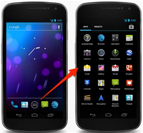 Image result for Android Apps Menu
