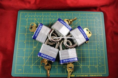 Image result for 5 Padlocks with Same Key