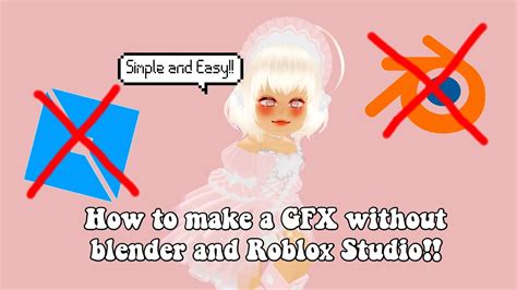Afbeeldingsresultaten voor How to Make GFX Roblox No Blender