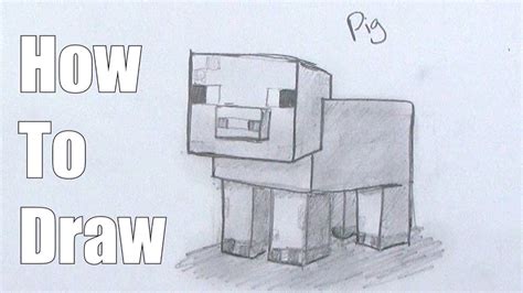 Toradh íomhá ar How to Draw Minecraft Pig