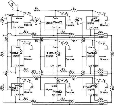 Toradh íomhá ar LCD-screen Circuit Diagram