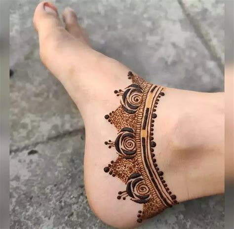 Image result for Ankle Henna Designs