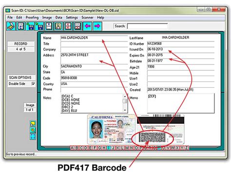Image result for Free Drivers License with Barcode Generator