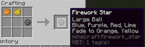 Image result for Fireworks Minecraft Different Types