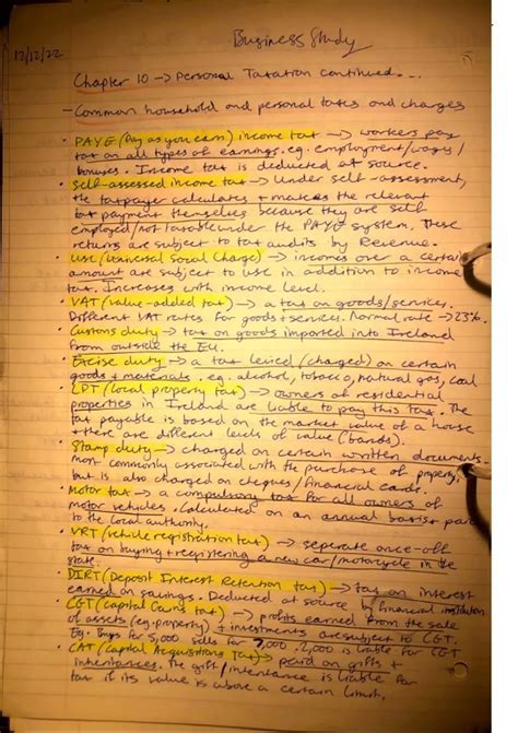 Image result for 3rd Year Business Notes