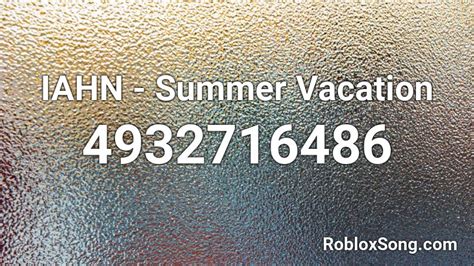 Vacation Roblox ID に対する画像結果