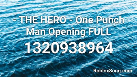 Image result for One Punch Man Roblox Image ID