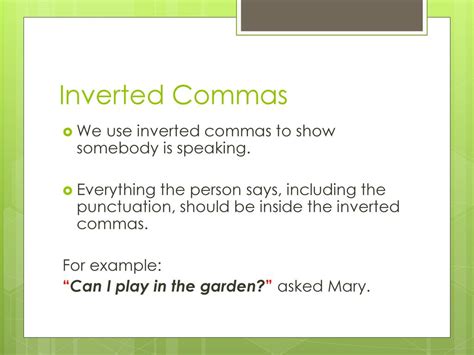 Image result for Inverted Commas Examples