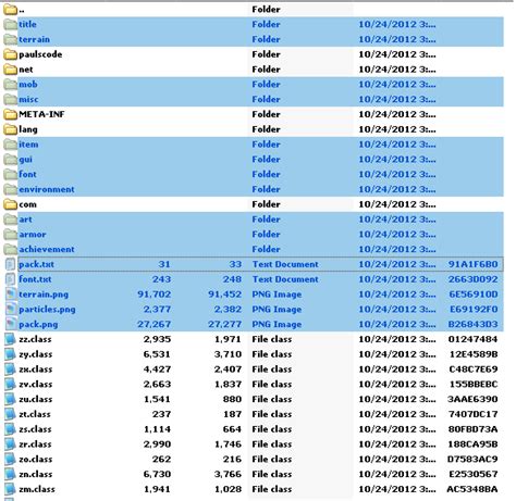 Toradh íomhá ar How to make your own texture pack java