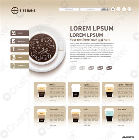 Cold Brew Coffee Website Template に対する画像結果