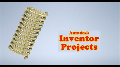 Afbeeldingsresultaten voor Making Spring in Inventor