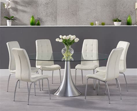 Afbeeldingsresultaten voor Oval Glass Dining Table
