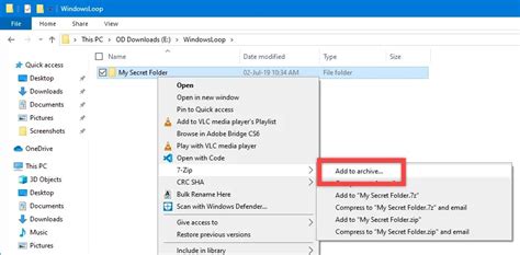 Toradh íomhá ar How to Password Protect Zip File