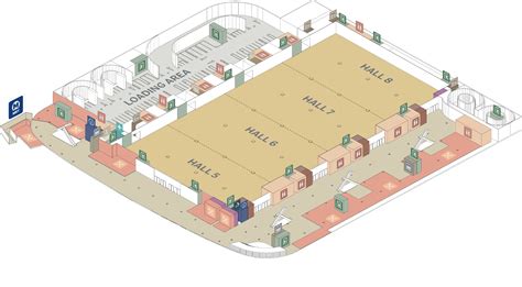 Toradh íomhá ar Convention Hall Circulation Diagram