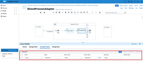 Image result for Integration Suite Flow Configuration Tab Missing