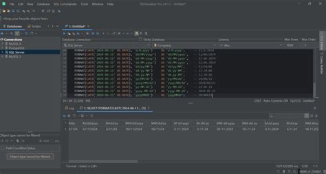 SQL*Plus Date Format に対する画像結果