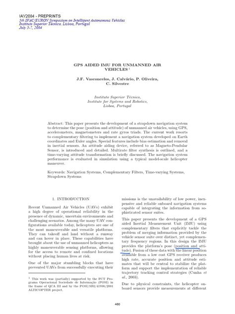 Image result for IMU Inertial Navigation Filter