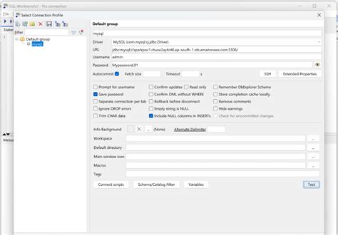 Image result for Workbench SQL Exmples