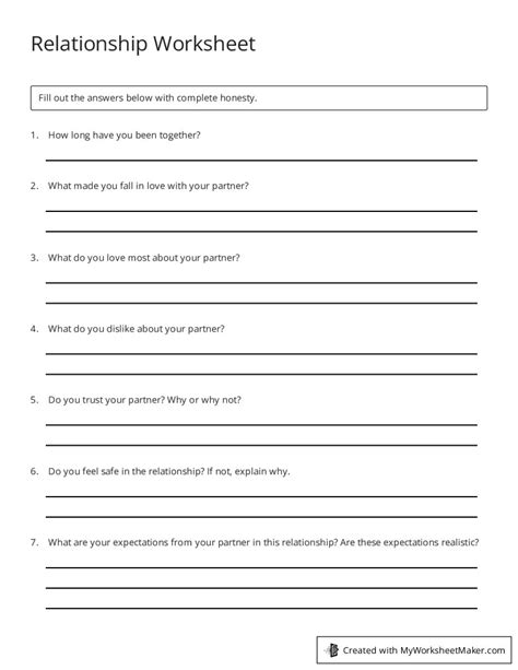 Relationship Worksheet Key Stage 3 に対する画像結果