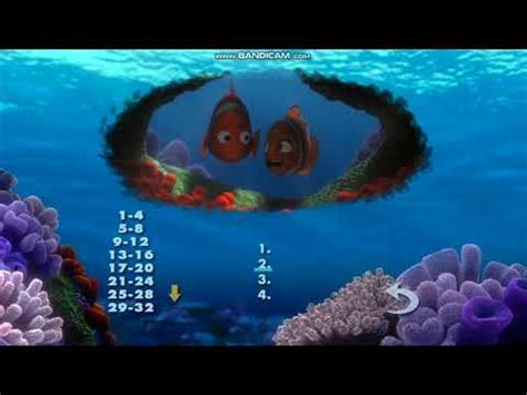 Image result for Finding Nemo 2003 Dvd Menu Walkthrough