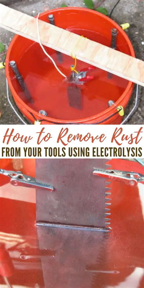Image result for How to Remove Rust with Electrolysis