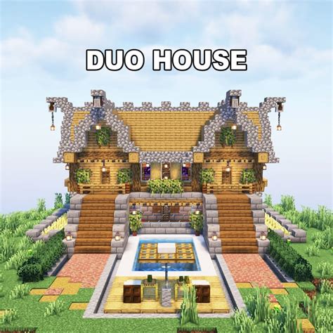 Minecraft Twin Houses に対する画像結果
