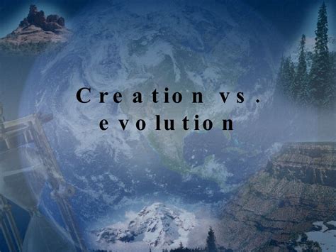 Toradh íomhá ar Creation vs Evolution