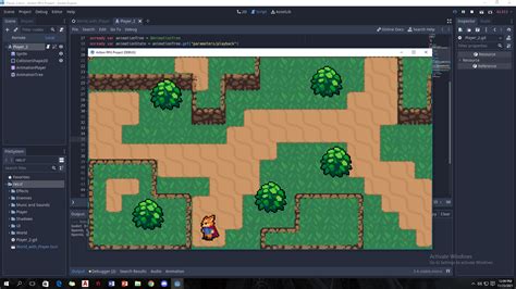 Image result for 2D Character Design Godot Engine Idle Walk Attack