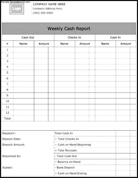Image result for Daily Cash Position Report Template