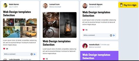 Toradh íomhá ar Tailwind CSS Cards