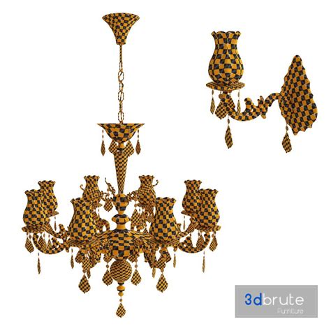 Image result for Chandelier 3D Model
