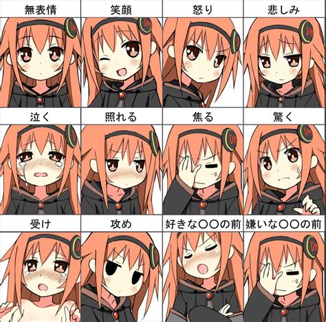 Afbeeldingsresultaten voor Anime Face Expressions
