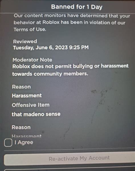 Image result for Roblox Hi Ban Note
