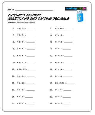 Image result for 8th Grade Math Worksheets and Answer Key Free